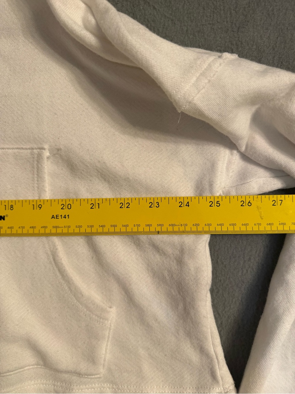 BUCKETLIST White Cropped Half-Zip Pullover - Picture 5 of 7